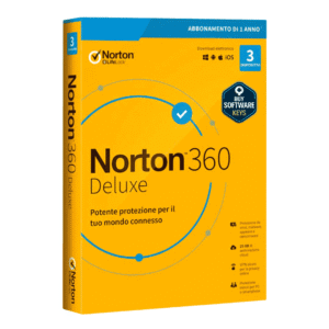 Norton 360 Deluxe, 1 user 5 devices, 1 year (Win /Mac)